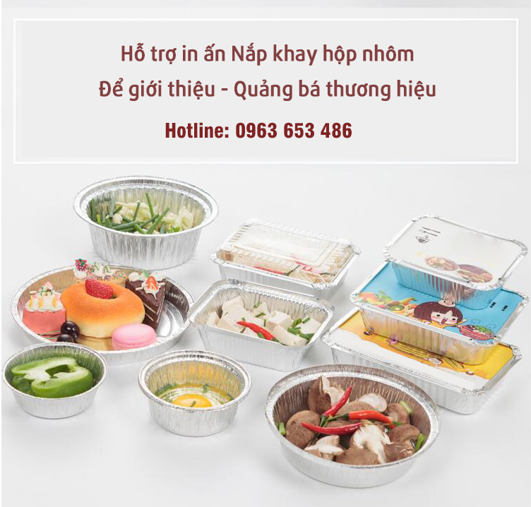 Khay hộp nhôm đựng thực phẩm